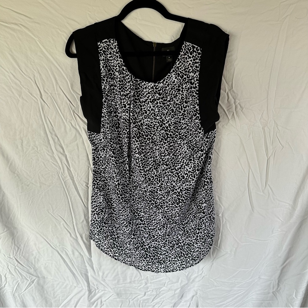 Leopard print blouse
